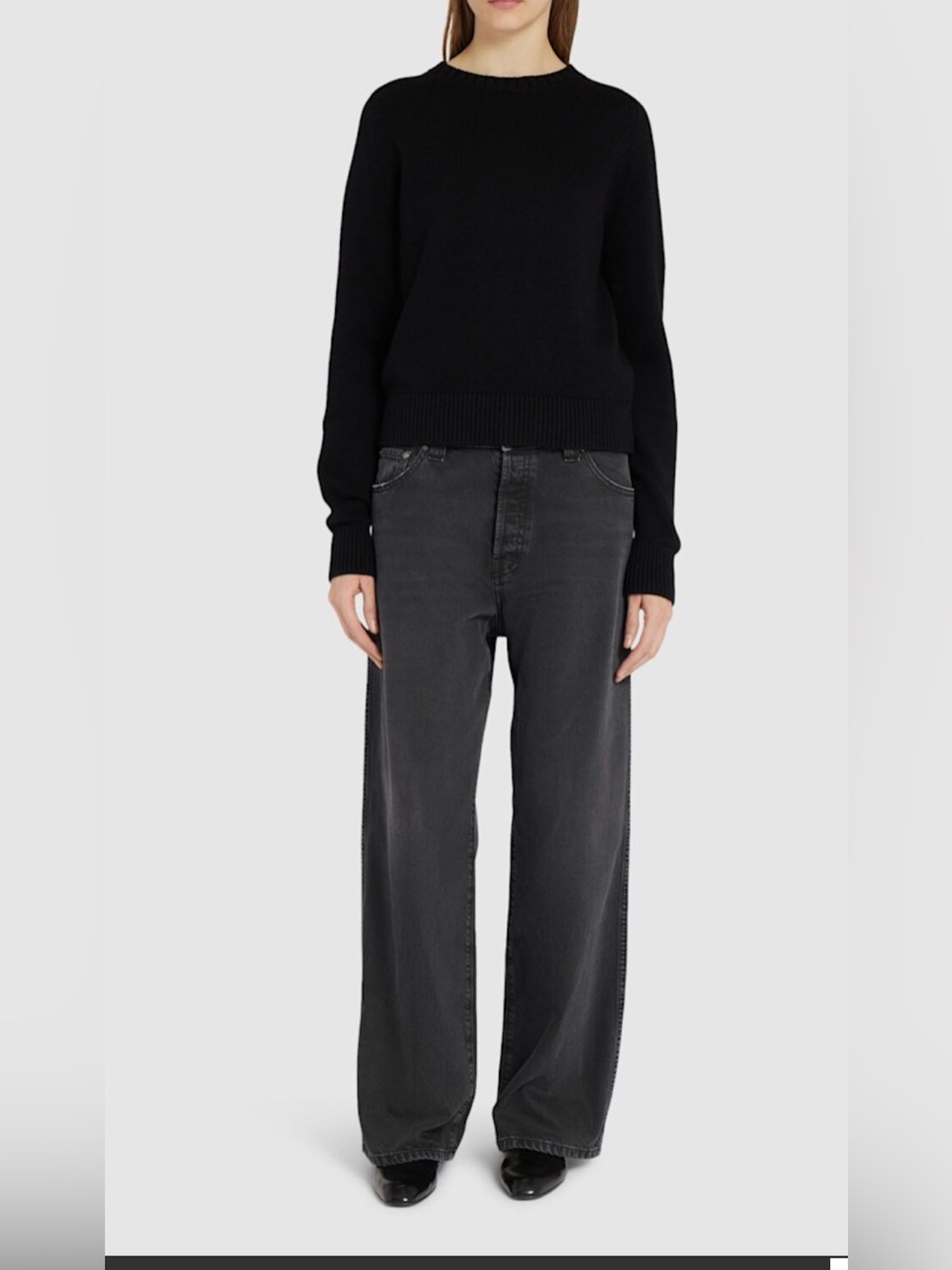 KHAITE MID RISE STRAIGHT LEG JEANS - Picture 3 of 4